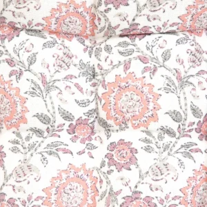 Poduszka Na Krzeslo Aldra Pikowana W Kwiatowy Wzor 40X40