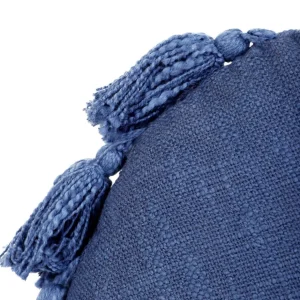 Poduszka Tonne Okragla Bawelniana Z Fredzlami 40 Cm