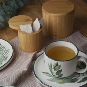 Pojemnik Bambou Z Pokrywka Na Magnes M 12X10,5 Cm