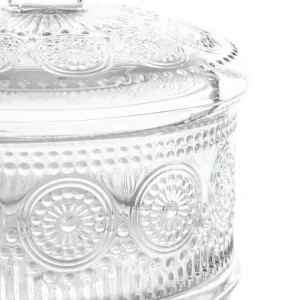 Pojemnik Barrel Szklany Z Pokrywka 13 X 9,5