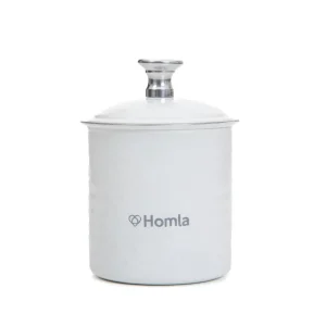 Pojemnik Casay Bialy Z Pokrywka 7X8,5 Cm