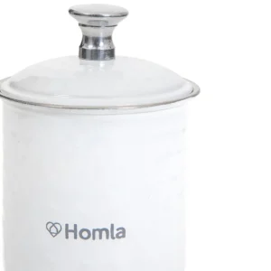 Pojemnik Casay Bialy Z Pokrywka 7X8,5 Cm