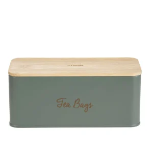 Pojemnik Escille Z Drewniana Pokrywka Na Herbatę 20X8X8 Cm