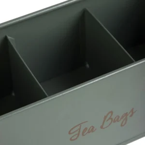 Pojemnik Escille Z Drewniana Pokrywka Na Herbatę 20X8X8 Cm