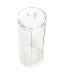Pojemnik Falsa Na Waciki Transparentny 7X7X18 Cm