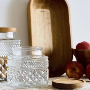 Pojemnik Moladri Kwadratowy Z Akacjowa Przykrywka 1 L