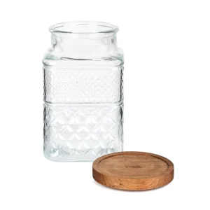 Pojemnik Moladri Kwadratowy Z Akacjowa Przykrywka 1,9 L