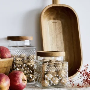 Pojemnik Moladri Kwadratowy Z Akacjowa Przykrywka 1 L