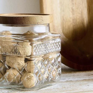 Pojemnik Moladri Kwadratowy Z Akacjowa Przykrywka 1 L