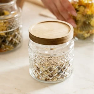 Pojemnik Moladri Z Akacjowa Przykrywka 0,6 L