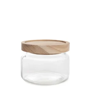 Pojemnik Nesta Na Waciki Z Bambusowa Pokrywka 10X10X7,5Cm