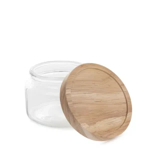 Pojemnik Nesta Na Waciki Z Bambusowa Pokrywka 10X10X7,5Cm
