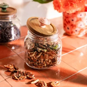 Pojemnik Nobu Z Ozdobna Rozowa Galka 0,75 L