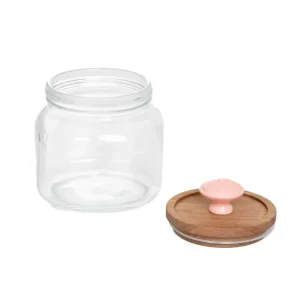 Pojemnik Nobu Z Ozdobna Rozowa Galka 0,75 L