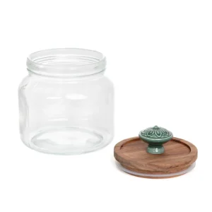 Pojemnik Nobu Z Ozdobna Zielona Galka 0,75 L