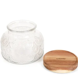 Pojemnik Zulay Z Akacjowa Przykrywka 0,7 L