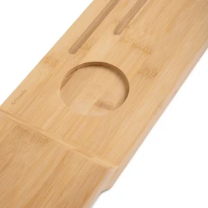 Polka Na Wanne Kona Drewniana Naturalna 70X16X4 Cm