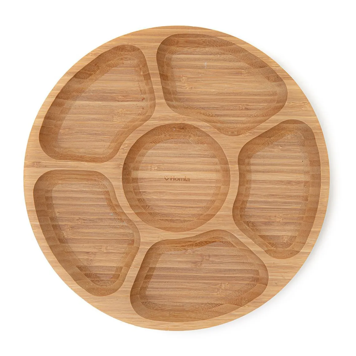 polmisek_bambou_bambusowy_1.webp Polmisek Bambou Bambusowy Z Przegrodkami 32X4 Cm