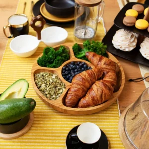 Polmisek Bambou Bambusowy Z Przegrodkami 32X4 Cm