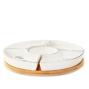 Polmisek Fincan Z Miseczkami W Listki 30Cm