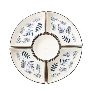 Polmisek Fincan Z Miseczkami W Listki 30Cm