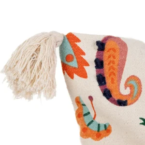 Poszewka Archa W Kolorowy Wzor Z Fredzlami 45X45 Cm