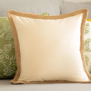 Poszewka Arvi Z Jutowa Lamowka 45X45 Cm