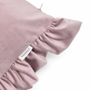 Poszewka Effy Z Falbanka Rozowa 40X40 Cm