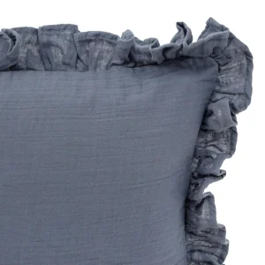 Poszewka Elin Muslinowa Niebieska 45X45 Cm