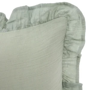 Poszewka Elin Muslinowa Pistacjowa 45X45 Cm