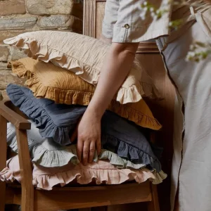 Poszewka Elin Muslinowa Rozowa 45X45 Cm