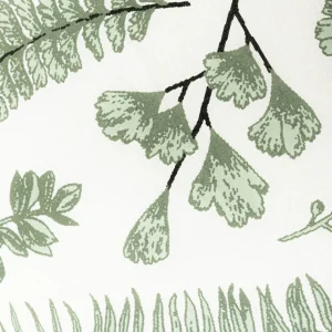 Poszewka Ervas Ecru Z Motywem Roslinnym 45X45 Cm