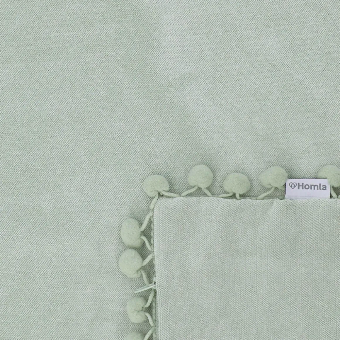 poszewka_eslov_pistacjowa_5.webp Poszewka Eslov Pistacjowa Z Pomponami 45X45 Cm