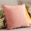 Poszewka Eslov Rozowa Z Pomponami 45X45 Cm