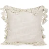 Poszewka Flesse Z Fredzlami Bezowa 45X45 Cm