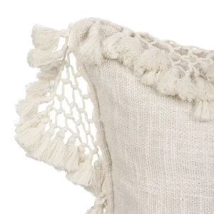 Poszewka Flesse Z Fredzlami Bezowa 45X45 Cm