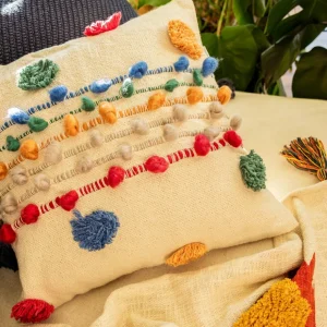 Poszewka Ida W Kolorowe Nitki I Fredzle 45X45 Cm