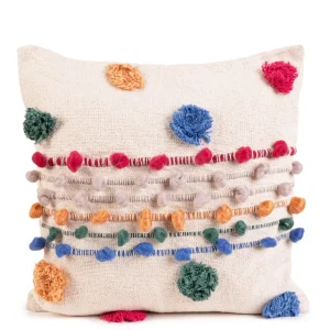 Poszewka Ida W Kolorowe Nitki I Fredzle 45X45 Cm