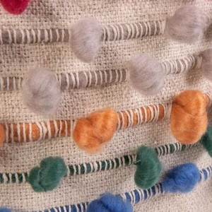 Poszewka Ida W Kolorowe Nitki I Fredzle 45X45 Cm