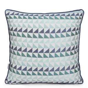 Poszewka Koba Niebieska We Wzor 45X45 Cm