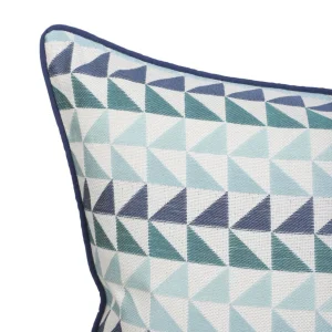 Poszewka Koba Niebieska We Wzor 45X45 Cm