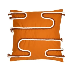 Poszewka Lufte Z Haftem Pomaranczowa 45X45Cm