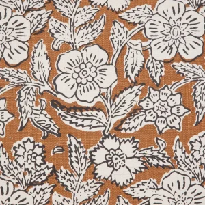 Poszewka Lukt Musztardowa W Kwiaty 45X45 Cm