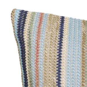 Poszewka Medan W Paski Kolorowe 45X45 Cm