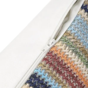 Poszewka Medan W Paski Kolorowe 45X45 Cm