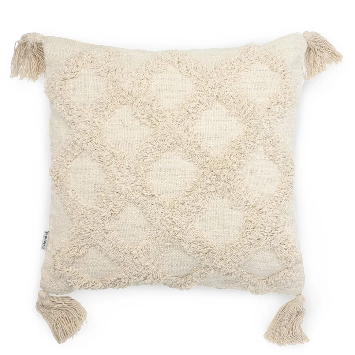 poszewka_monto_bezowa_z_f_1.webp Poszewka Monto Bezowa Z Fredzlami I Zdobieniami 45X45 Cm