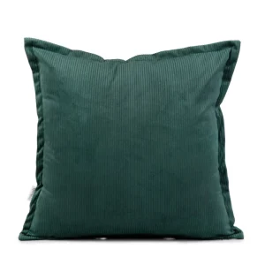 Poszewka Nantu Welwetowa Imitacja Sztruksu Zielona 45X45+1.5 Cm