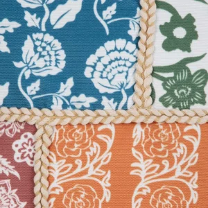 Poszewka Sagri Wielokolorowa Z Motywem Kwiatow 45X45 Cm