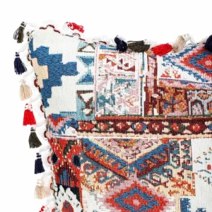 Poszewka Sein Patchworkowa Z Pomponami 45X45 Cm