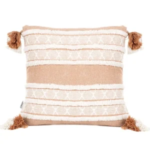 Poszewka Subir Wyszywana Z Fredzlami Pomaranczowa 45X45 Cm